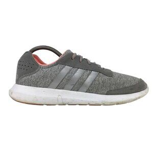 Adidas Womens Gray Coral Element Refresh S78815 Lace Up Running Shoes Size US 10